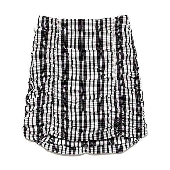 ZARA Plaid Set Skirt & Bow Neck Top Matching 2 Piece Size XS • BLOGGER FAVORITE - Picture 8 of 14